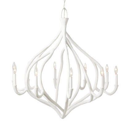 38-Inch Grey or White Chandelier
