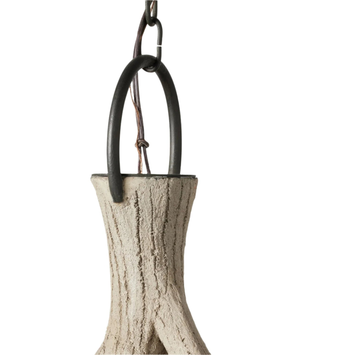 38-Inch Grey or White Chandelier