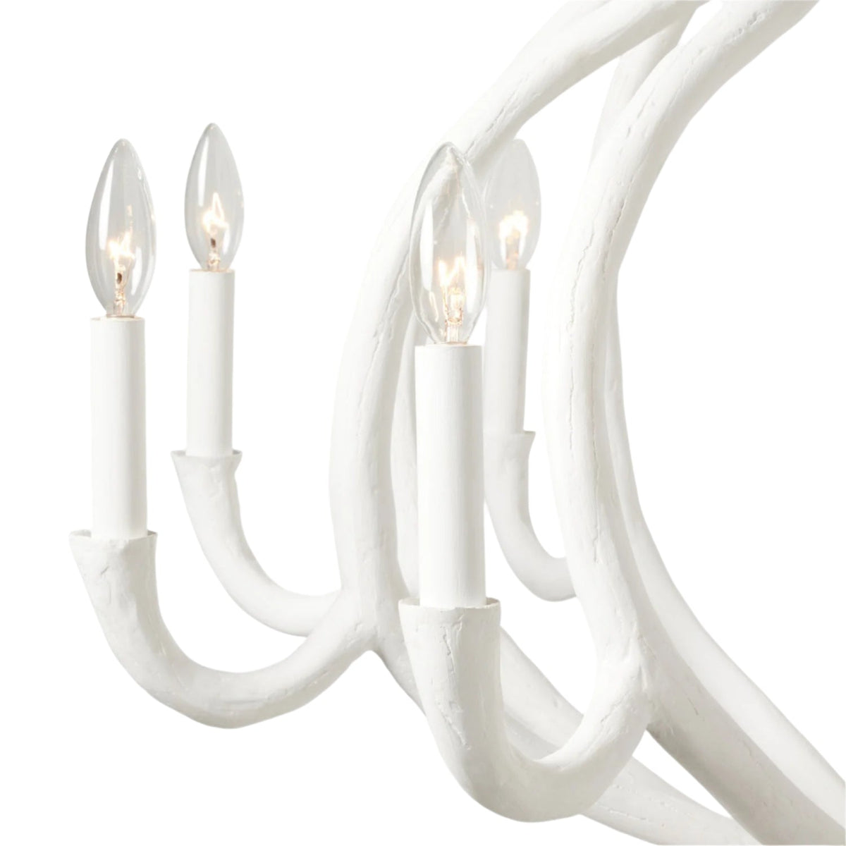 38-Inch Grey or White Chandelier