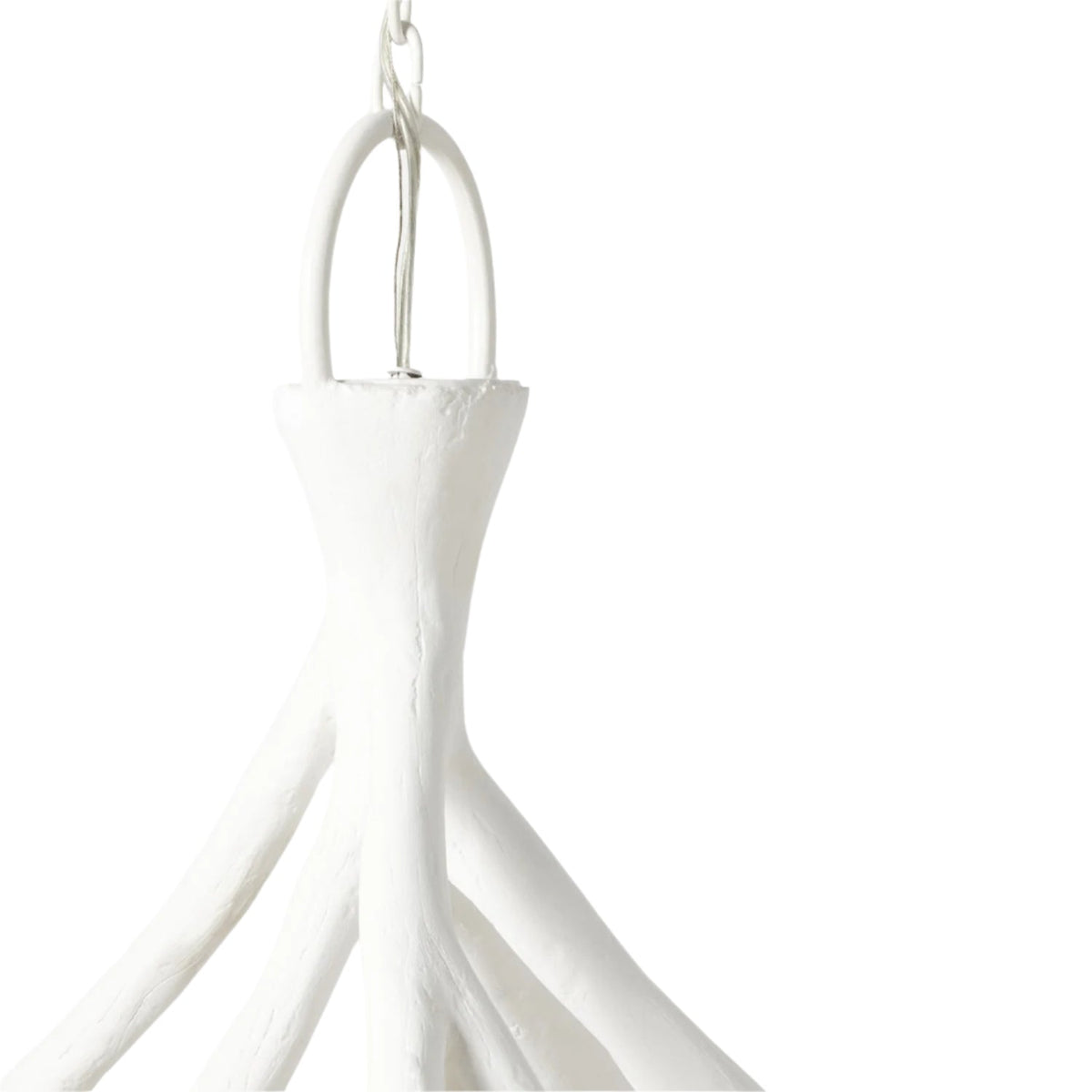 38-Inch Grey or White Chandelier
