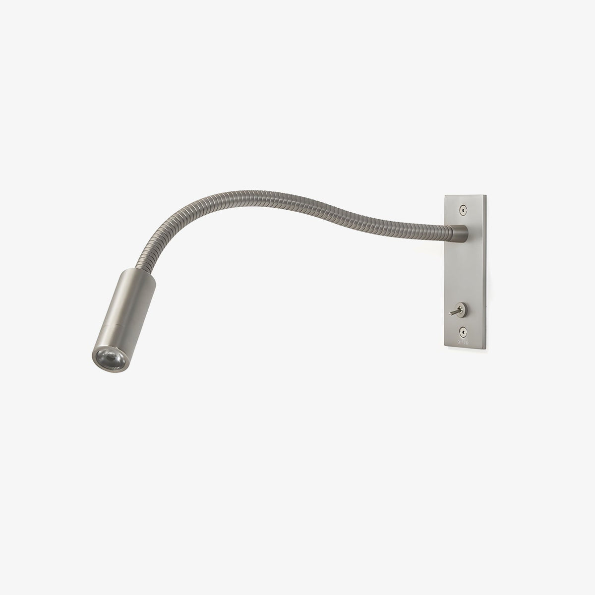 Adjustable Gooseneck LED Reading Wall Light / W 13.8″ x H 4.7″ / Black / Warm Light