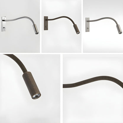 Adjustable Gooseneck LED Reading Wall Light