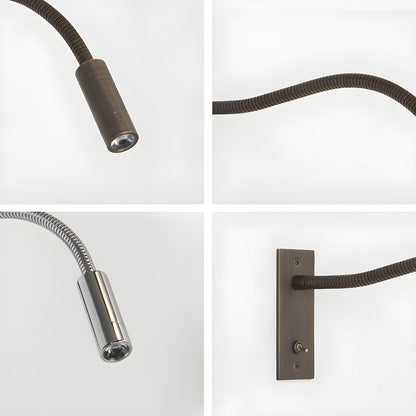 Adjustable Gooseneck LED Reading Wall Light