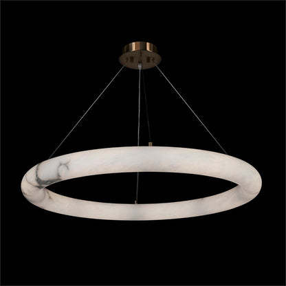 Alabaster Halo LED Pendant Light / Default Title