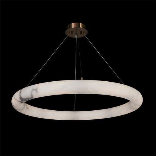 Alabaster Halo LED Pendant Light / Default Title