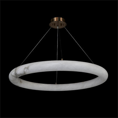 Alabaster Halo LED Pendant Light