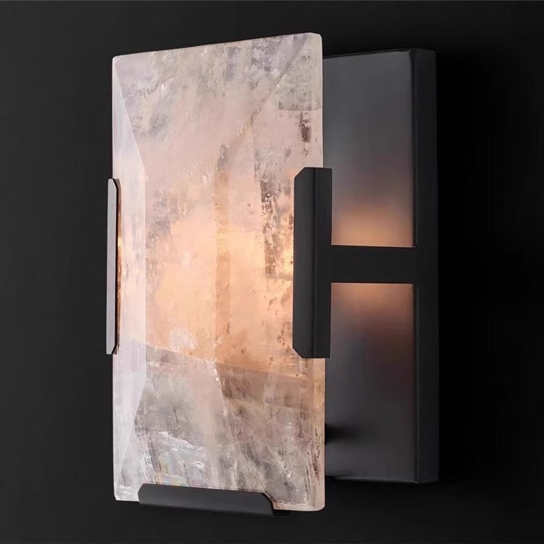 Compact Marble Modern Wall Light