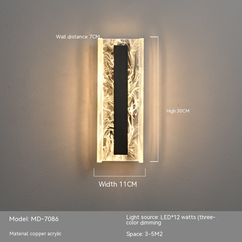 Compact Three-Colour Modern Wall Light