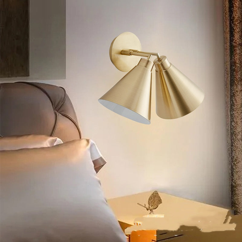 Double-Head Adjustable Iron Wall Light / double headed wall lamp / LED white light