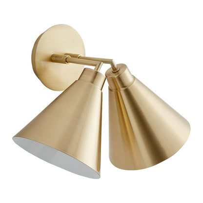 Double-Head Adjustable Iron Wall Light