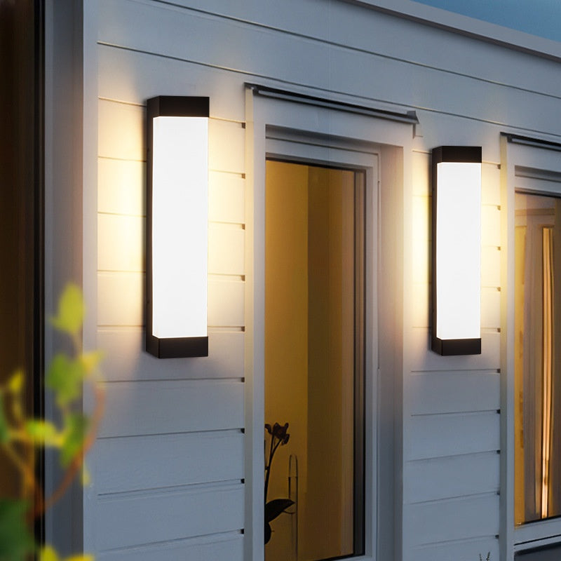 IP55 Long Outdoor LED Wall Light / 24W / Golden / 45cm
