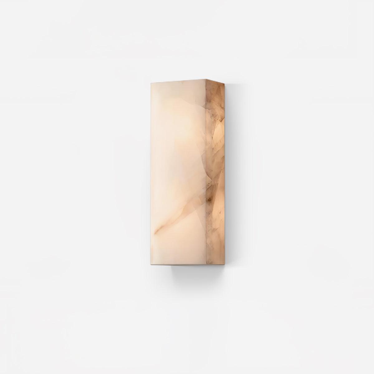 IP65 Rectangular Alabaster LED Wall Light