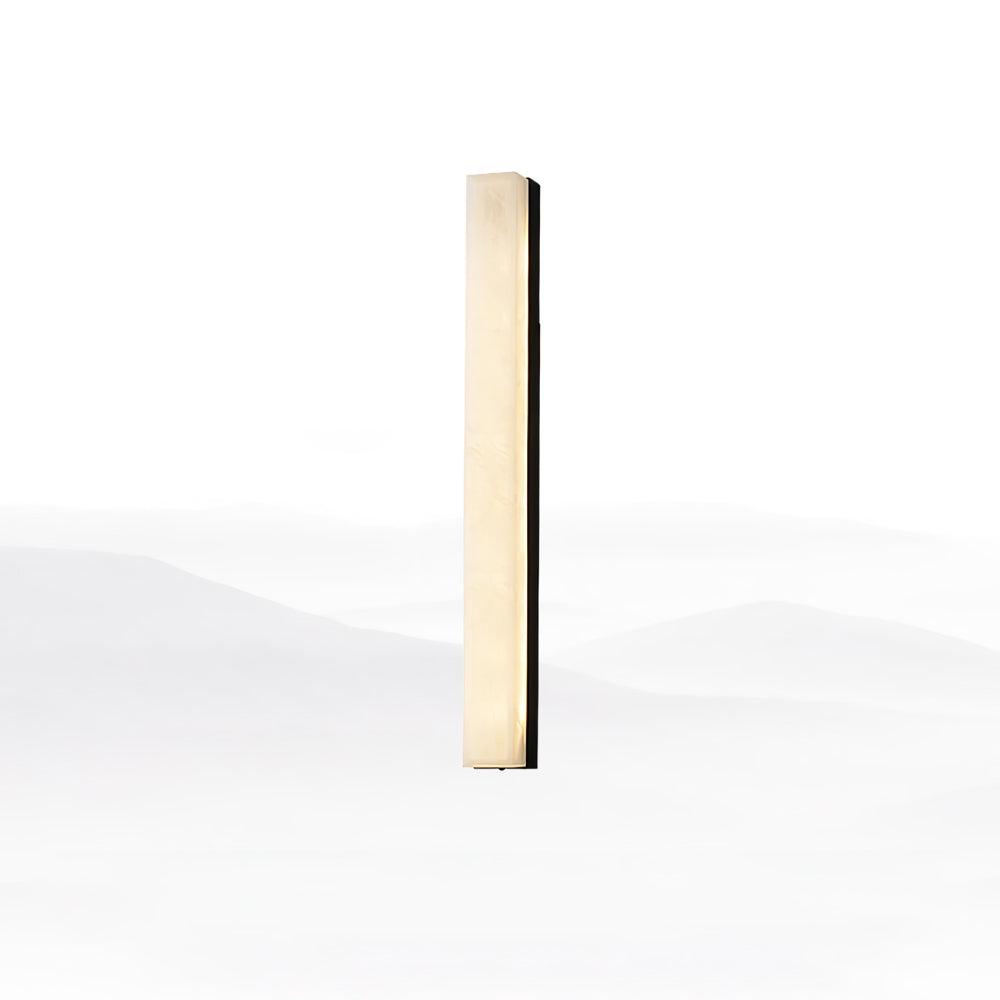 Linear Alabaster Brass LED Wall Light