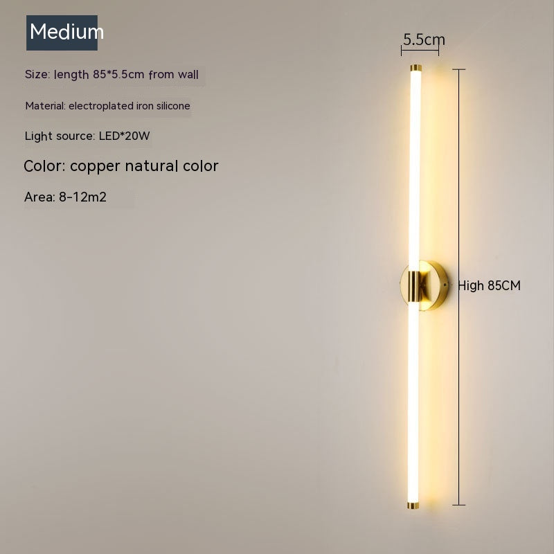 Long Silicone Linear LED Wall Light