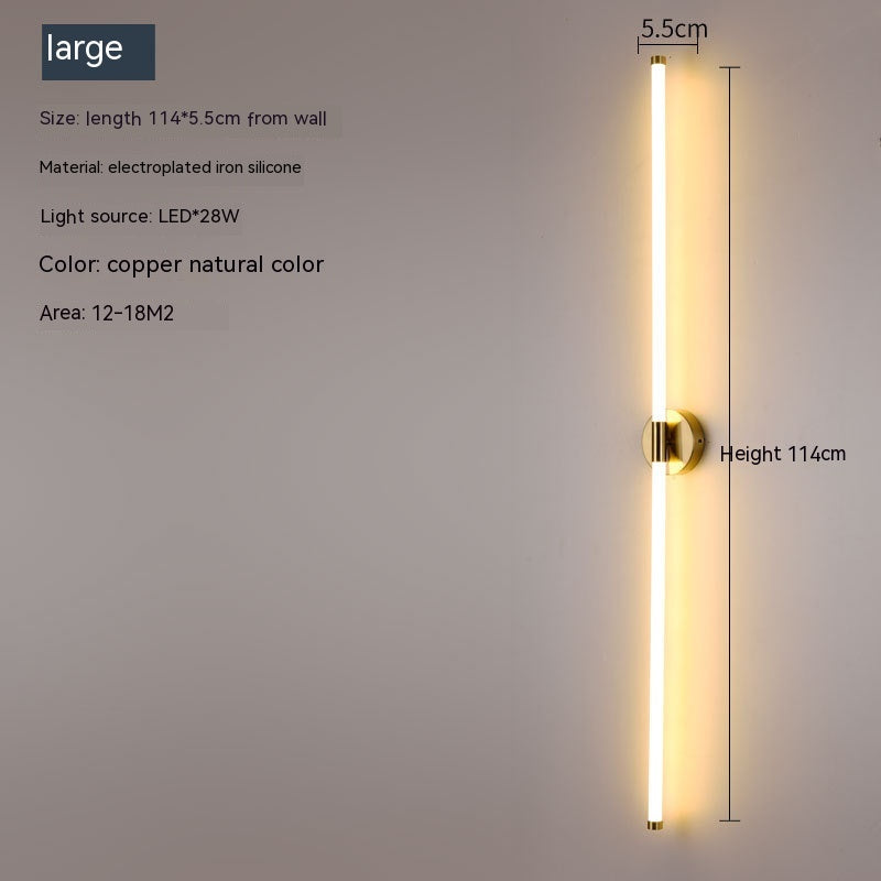Long Silicone Linear LED Wall Light