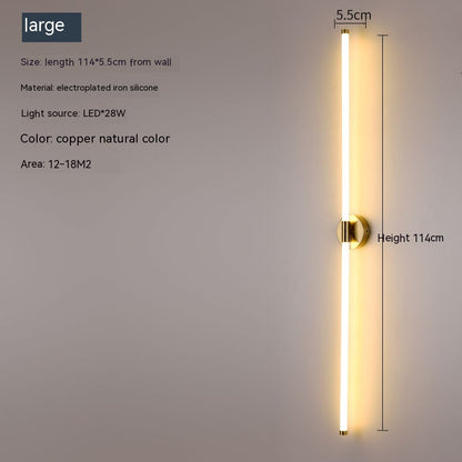 Long Silicone Linear LED Wall Light