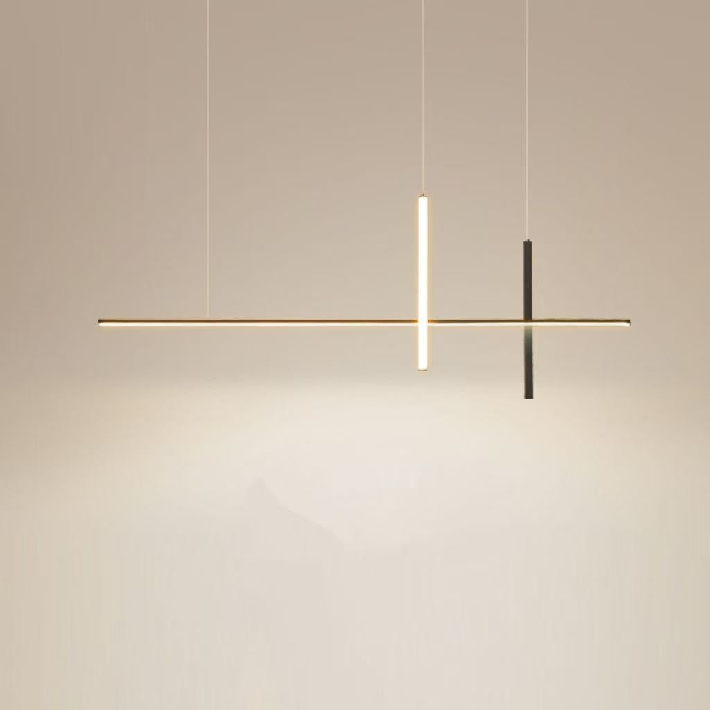 Modern Multi-Colour LED Chandelier / 150CM White Frame / Three Colors