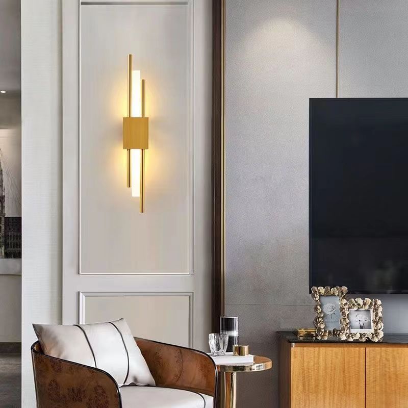 Nordic Bedside Warm Light Wall Lamp / Black Left / Tricolor