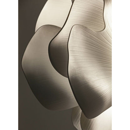 Porcelain Petal Gold Accent Wall Light